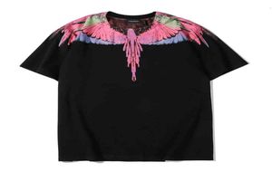 Marcelo Tee Shirts Burlon 20ss hip hop high street fashion tie dyed feather water drop wings pure cotton short sleeve Tshirt for 6288983