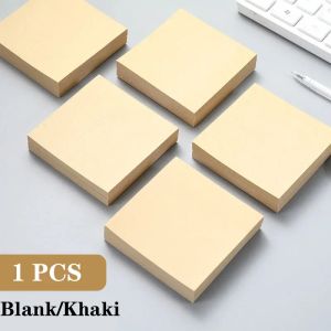 1/2/3 PCS 80 Sheets Sticky Memo Pad Bookmark Notes Khaki / White /Stickers In Notebook Notepad Office School Supplies Stationery