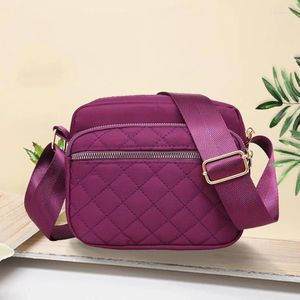 Bag 2024 Mulheres Messenger Bags para Nylon Bolsa Bolsa ombro feminino Ladies Crossbody Zipper