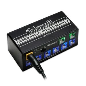 Kablolar Movall Guitar Pedal Güç Kaynağı 8 İzole Çıktı Anti -Montaj 18W Farklı Çıkar Gitar Efekt Güç Gitar Aksesuarları