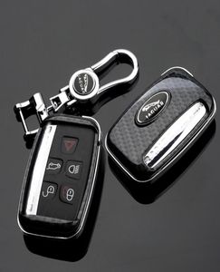 Für Jaguar XE XF XJ FPACE Carbonfaserstil Car Remote Key Shell FOB -Hülle Abdeckung mit Metallschlüssel 3495481