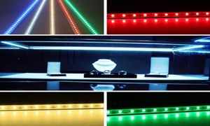 6xhard LED Strip تحت الماء مضاد للماء IP68 5630SMD بار باردة أبيض دافئ أبيض 36leds 05 متر شرائط الإضاءة مع 7 لون 5314397