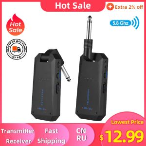 Accessories AM5G Wireless Guitar System Rechargeable Audio Transmitter & Receiver ISM Band Guitar Amplifier for Guitar Accessories