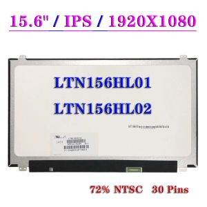 Skärm LTN156HL01 LTN156HL02 EDP 30 stift IPS 72% NTSC Matrix Display Panel FHD 1920x1080 Laptop LCD -skärm