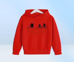 Foodie di alta qualità da 4 a 14 anni Stranger Things Cotton 2D Print Spring Boys and Girls Hoodie Bambini vestiti molti colori 2201123431105