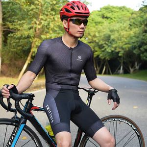 Jersey de ciclismo Define o traito da equipe do SwiftOfo Pro Men Men Cycling Jersey Jersey Skinsuit macacão Maillot Roupas ROPA ROPA CICLISMO Bike Tights Sports Sports L48