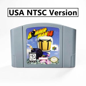 Tillbehör Bomberman 64 Baku Bomber Man 64bit Game Cartridge USA NTSC -version eller Eur Pal -version för N64 -konsoler