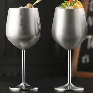 Tazze creative cocktail oro nero vino vetro inossidabile in acciaio in metallo bicchiere di chinottano tazza di calice bar per le bevande nuziali