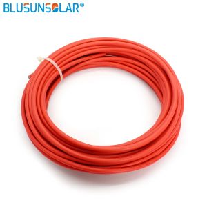 Red+Black Solar Cable Photovoltaic Wire 1500V 12/10 AWG 4mm2 6mm2 Cable Tinned Copper XLPE Jacket for PV Panels