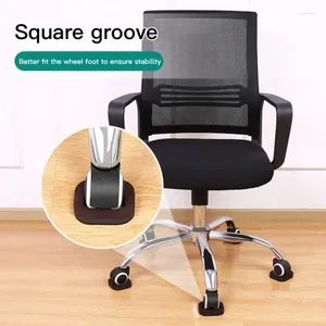 Chair Covers Roller Fixing Pad Parts Furniture Caster Cups Anti Vibration Wheel Office Stopper Anti-slip Mat