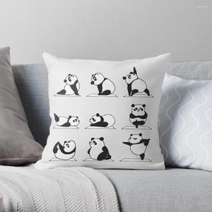 Travesseiro panda yoga arremesso decorativo s Para tampas de sala de estar sofá