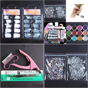 Kits de arte unhas kit de manicure acrílico 12 colorido pincel de decoração de caneta de caneta de caneta Falsa Droga Droga de Saúde Salão de Beleza Otkzu