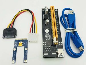 Schede USB 3.0 PCIe 1x a PCI Express X16 Scheda Riser per laptop scheda grafica esterna GDC Miner Mini PCIe a PCIe Slot per Mining BTC