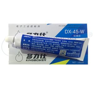 100ml DX-45Bシリコンゴム高温耐性シーリング工業接着結合LED電子コンポーネント接着剤スティック