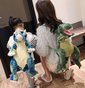 Creative 3D Dinosaur Baby Backpack Cute Animal Cartoon Plush Toy Travel Backpack Children039S Tyrannosaurus Backpack Girls Chri4457889