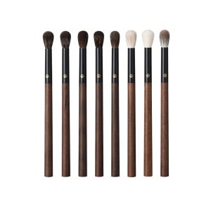 Kits Profissional Brush de maquiagem artesanal 1pc Lince lince de cabana de cabana de cabelos