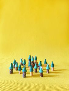 18 pezzi/Miniature Blue Cottage/Tiny House/Shabby/Cute/Fairy Garden/Gnome/Moss Terrarium Home Decor/Crafts4666849
