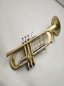 MARGEWATE Trumpet C to B Tune Brass Plated Professional Musical Instrument With Case Accessories cleaning cloth5575050