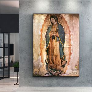 День девы Гвадалупе в Мексике плакаты и принты холст стены на стены