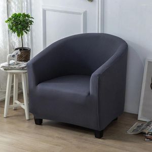 Chair Covers Single Person Sofa Cover Milk Silk Semi Circular Curved Internet Cafe Guest Room