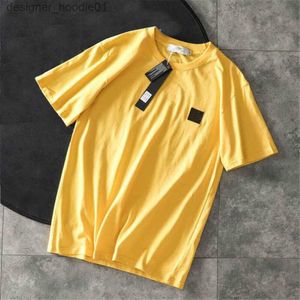 Herren-T-Shirts Sommer Kurzschlafen-T-Shirts für Männer-Designer-Abzeichen T-Shirts Hochwertige Baumwollmischung komfortable und stilvolle Größen M-2xl C240412