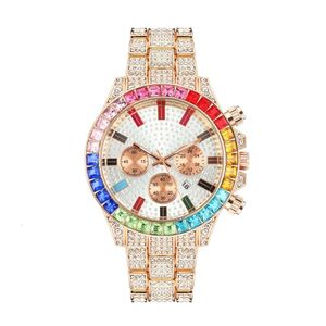 Fashion designer Watch Color Diamond Casual quartz style alloy set couple watch