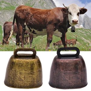 Ringings Grazing Bells Anti Losing Attract Bells Copper Cow Farm Grazing Horses Animal Retro Look 35*34.6*24mm