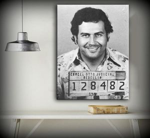 Pablo Escobar Oil Painting Canvas Drucke Home Dekoration Wohnzimmer Schlafzimmer Wandbilder Kunstmal