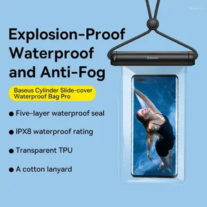 Storage Bags Waterproof Phone Case Explosion-proof Mobile Coque Cover Swimming Dry Bag Anti-fog Underwater For All Cell