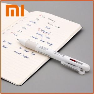 ペンXiaomi Kaco 4 in 1ジェルペンオフィススクールホームボールポイントペンブラックブルーレッド0.5mm補充日本インクマルチファンクションサインペン