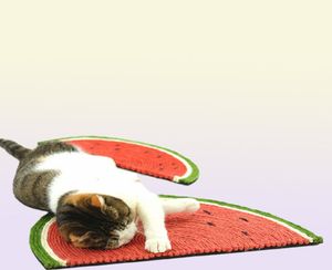 Cat Kitten Scratcher Board Pad Mats Sisal Pets Scratching Post Sleeping Mat Toy Claws Care Cats Möbler Produkter Leverantörer 220613994620
