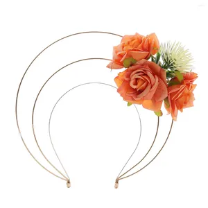 Dekoracja imprezy Mary Halo Crown Opaska Rose Flower Bogini Spiked Halloween Wedding Headpiece Stres Cosplay Decor