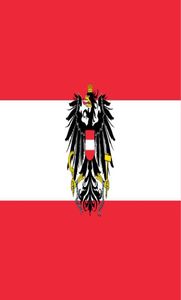 Австрийский флаг австрийского штата 3 фута x 5ft Polyester Banner Flying 150 90 см. Флаг пользователя Outdoor3752564