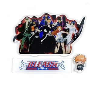 Figurine decorative Gruppo di candeggina di grandi dimensioni Ichigo Orihime Uryuu Yasutora Kisuke Yoruichi Acrylic Acrylic Statee Desaggio Decorazione Topper