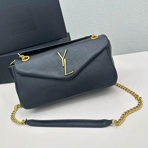 Calypso Designer -Tasche gestürzt Lambskin Womens Mode -Ketten -Umhängetasche Leder Crossbody Body Button Switch Flip Messenger Bag 8026