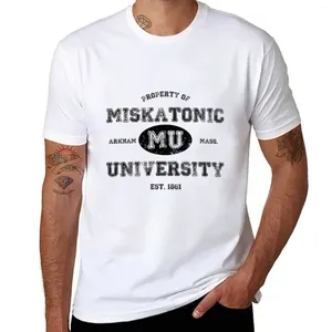 Men's Tank Tops Miskatonic University T-Shirt Oversized T Shirt Edition Cotton