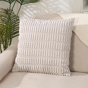Pillow Hidden Zipper Pillowcase Flannel Case Cover For Home Decor Bedside Sofa Decoration Soft