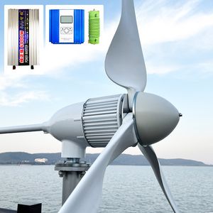 Mer kraftfull 5kW 6kW horisontell vindkraftverk ny uppgradering skickas från polsk lagergenerator vindkraft med