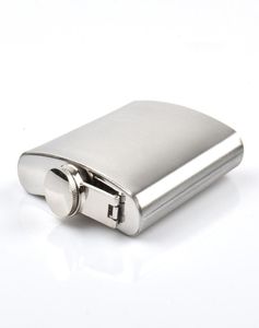 Classic Style 8oz 304 Stainless Steel Liquor Alcohol Flask Square Wine Bottle Hip Flasks7464695