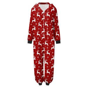 Julmatchande familjekläder Kära öron Fader Mor barn Baby Romper Family Look Costumes Sleepwear Family Pyjamas