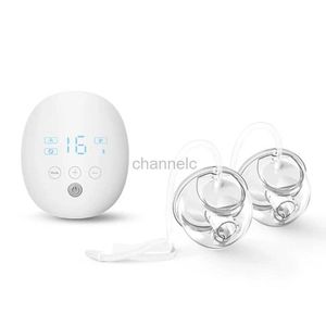 Breastpumps Electric Breast Pump Double Silent Wearable Automatic Milker USB Rechargable Hands-Free Portable Baby Milk Extractor 240413