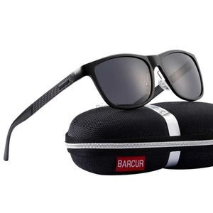 Sunglasses BARCUR Aluminum Men Sunglasses Polarized Male Sun Glasses For Men Women Eyewear Accessories 240412