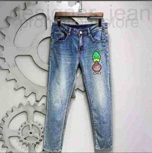 Herren Jeans Designer 2024 Elastischer, weicher, bequemer geschnittener Hosen mittel dünnem Material 0o22 9E11