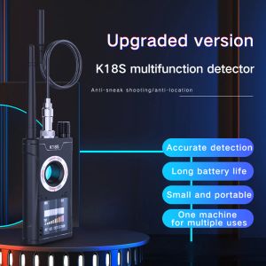 System Uppgraderad version K18S Multifunktion Anti Detector Camera GSM Audio Finder GPS Signal Lens Locator Tracker Detect Finder Radio S