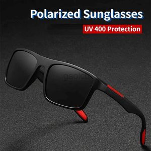 Sunglasses Polarized Sunglasses Men Women Fashion Vintage Square Sun Glasses Brand Designer Male Anti-glare Color Lens Shades Eyewear UV400 24412