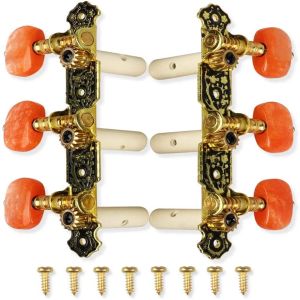 Kablar Alice Classical Guitar Tuning Keys Pegs Plated Tuners Guitar Machine Heads AOS020HV2P String Tuners Pegs For Guitar Accessories