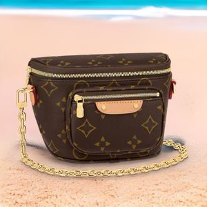 7A Jakość M82335 M82208 Crossbody Pas Pas Pas Pas Pas Pas Pas Pas Pass Torba do damskiej Fanny Pack Bumbag Clutch Table torebki torebki Męskie skórzane ramię TOTE Różowe torby