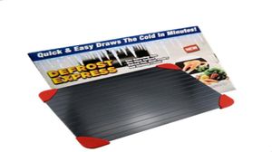Fast Defrost Tray Aluminum Alloy Texture Defrost Plate Steak Frozen Food Meat Thawing Board Kitchen Thaw Gadget Tool Drop 2642304