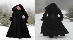 Black Christmas Cloaks for Wedding Formal Accessories Lång ärm Brudjacka Faux Fur Velvet Elegant Capes Wedding Coat4968438