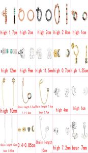 2021 NEW STYLE 100 925 STERLING SILVER BEAR FASHION CLASIAN EXQUISITE LADIES EARRINGS PIERRED JEWERRY MANUGANER DIRACT S4710444